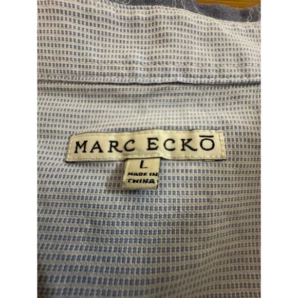 Marc Ecko Short Sleeve Button Down Shirt Size L - Picture 4 of 9